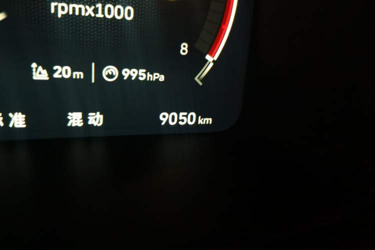 Used Tank 400 New Energy 2026 Model—Hi4-T Smart Enjoyment Version Odometer Close Up