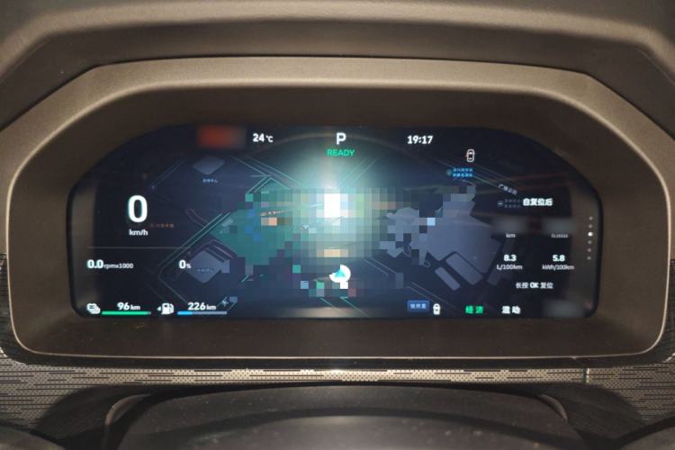 Used Tank 400 New Energy 2026 Model—Hi4-T Smart Enjoyment Version Instrument Cluster