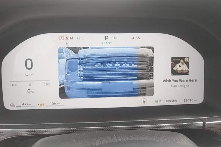 Used Tank 400 New Energy 2026 Model—Hi4-Z Smart Enjoyment Version Instrument Cluster