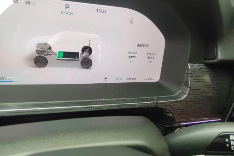 Used Tank 400 New Energy 2026 Model—Hi4-Z Smart Enjoyment Version Odometer Close Up