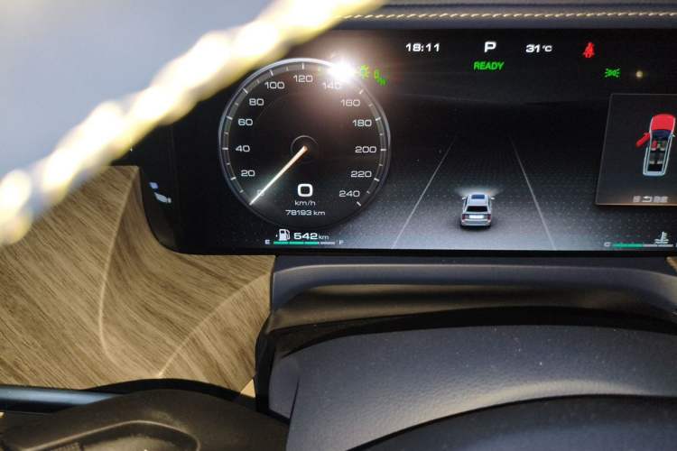 Used Tank 500 2022 3.0T Business Edition "Creation Realm" Design 5-Seater Odometer Close Up