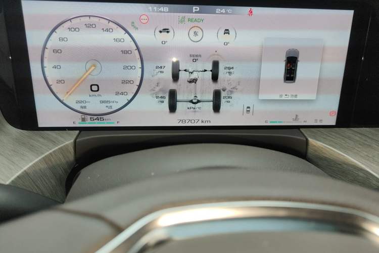 Used Tank 500 2022 3.0T Business Edition "Creation Realm" Design 5-Seater Odometer Close Up