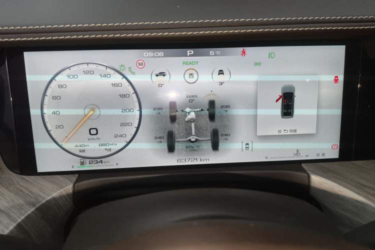 Used Tank 500 2022 3.0T Business Edition "Creation Realm" Design 5-Seater Instrument Cluster