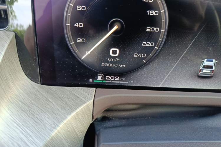 Used Tank 500 2022 3.0T Business Edition Summit Version 5 Seats Odometer Close Up