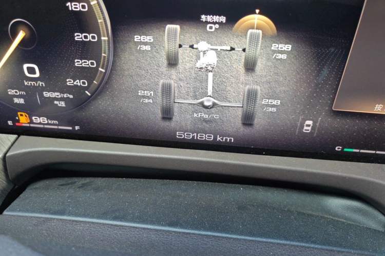 Used Tank 500 2022 3.0T Business Edition "Creation Realm" Design 5-Seater Odometer Close Up