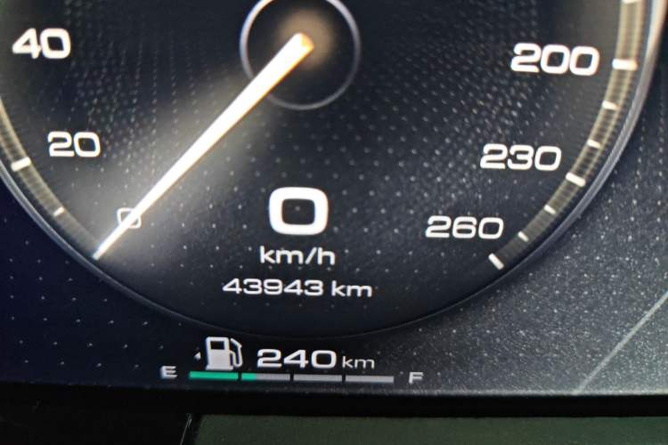 Used Tank 500 New Energy 2023 Hi4-T Odometer Close Up