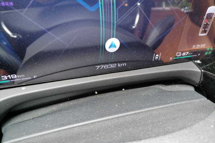 Used Tank 500 New Energy 2023 Hi4-T Odometer Close Up