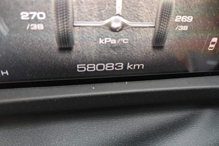 Used Tank 500 New Energy 2023 Hi4-T Odometer Close Up