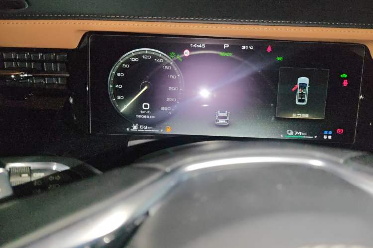 Used Tank 500 New Energy 2023 Hi4-T Odometer Close Up