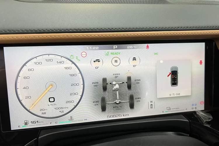 Used Tank 500 New Energy 2023 Hi4-T Odometer Close Up