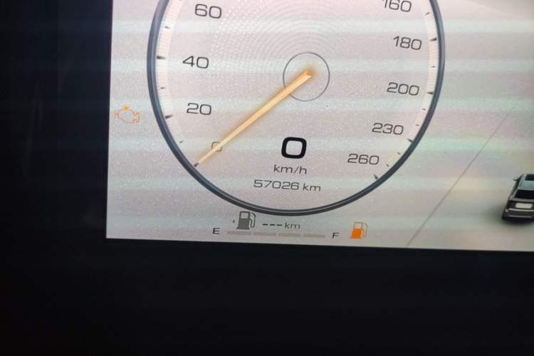 Used Tank 500 New Energy 2023 Hi4-T Odometer Close Up