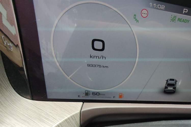 Used Tank 500 New Energy 2023 Hi4-T Odometer Close Up