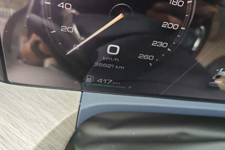 Used Tank 500 New Energy 2023 Hi4-T Odometer Close Up
