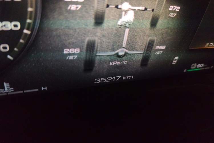 Used Tank 500 New Energy 2023 Hi4-T Odometer Close Up