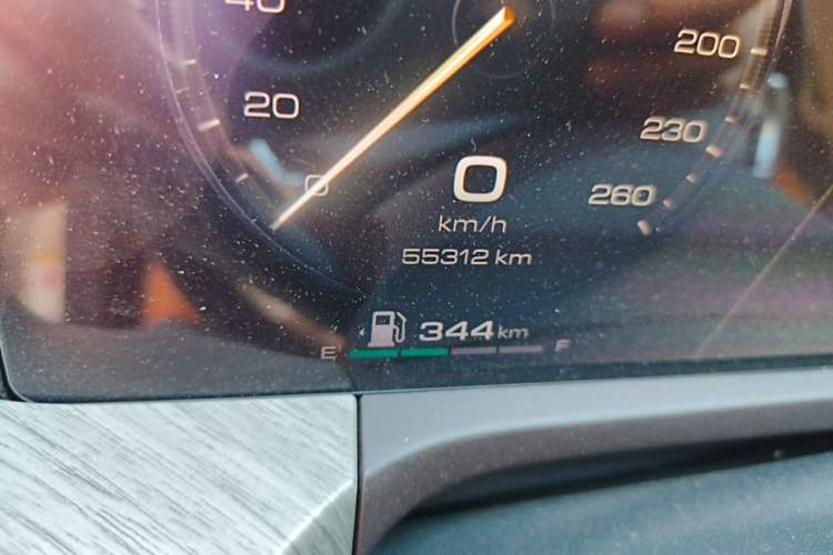 Used Tank 500 New Energy 2023 Hi4-T Odometer Close Up