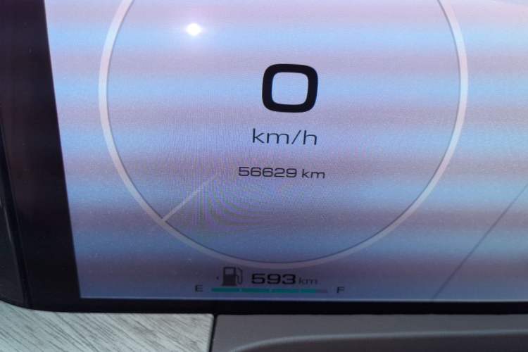 Used Tank 500 New Energy 2023 Hi4-T Odometer Close Up