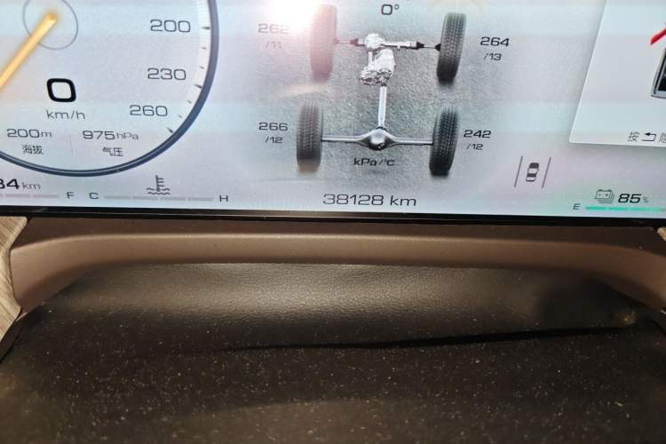 Used Tank 500 New Energy 2023 Hi4-T Odometer Close Up