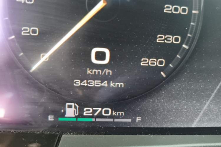 Used Tank 500 New Energy 2023 Hi4-T Odometer Close Up