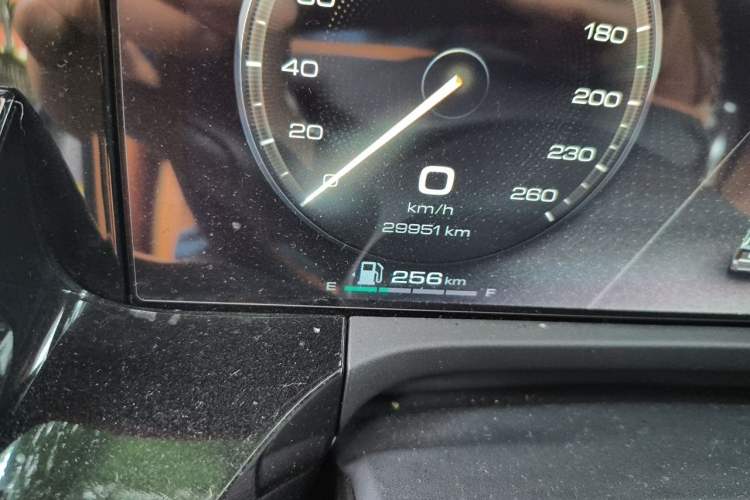 Used Tank 500 New Energy 2023 Hi4-T Odometer Close Up