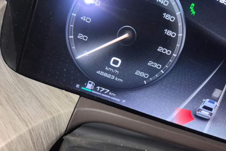 Used Tank 500 New Energy 2023 Hi4-T Odometer Close Up