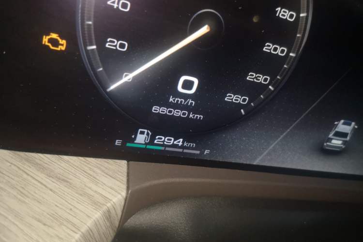 Used Tank 500 New Energy 2023 Hi4-T Odometer Close Up