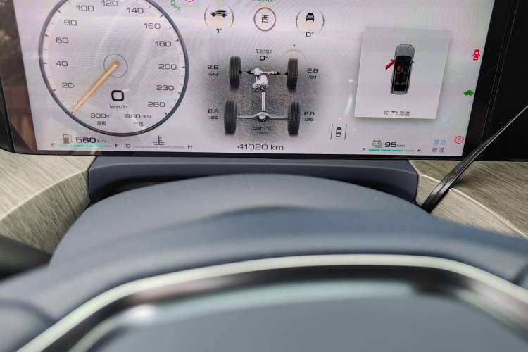Used Tank 500 New Energy 2023 Hi4-T Odometer Close Up