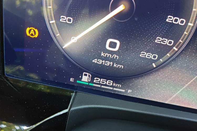 Used Tank 500 New Energy 2023 Hi4-T Odometer Close Up