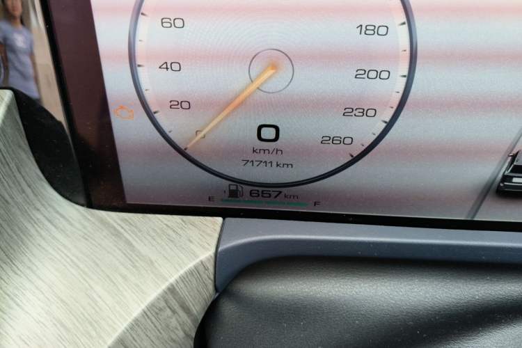 Used Tank 500 New Energy 2023 Hi4-T Odometer Close Up