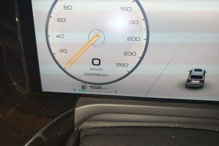 Used Tank 500 New Energy 2023 Hi4-T Odometer Close Up