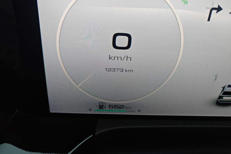 Used Tank 500 New Energy 2024 Hi4-T Odometer Close Up