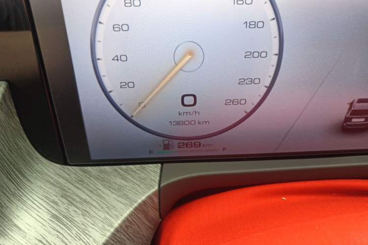 Used Tank 500 New Energy 2024 Hi4-T Odometer Close Up