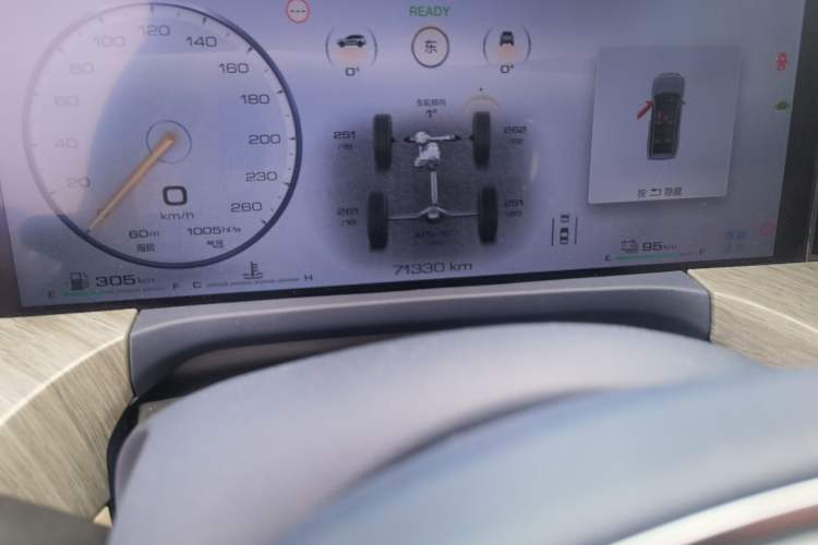 Used Tank 500 New Energy 2024 Hi4-T Odometer Close Up