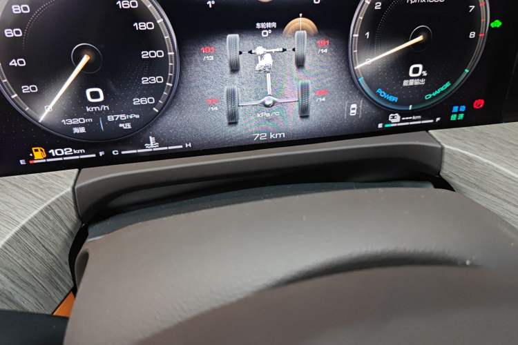 Used Tank 500 New Energy 2024 Hi4-T Odometer Close Up