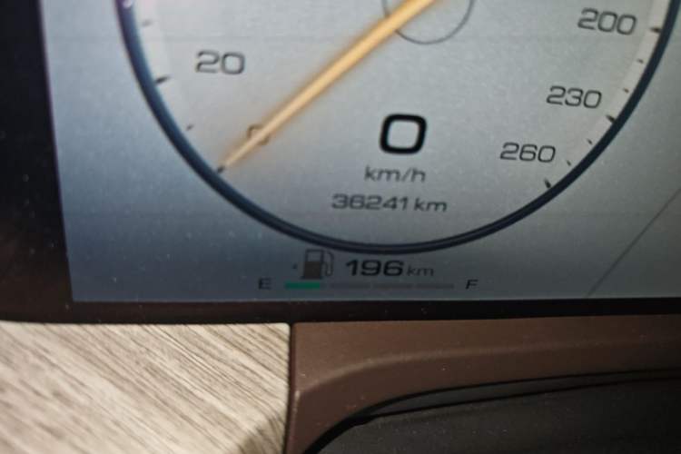 Used Tank 500 New Energy 2024 Hi4-T Odometer Close Up