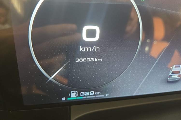 Used Tank 500 New Energy 2024 Hi4-T Odometer Close Up