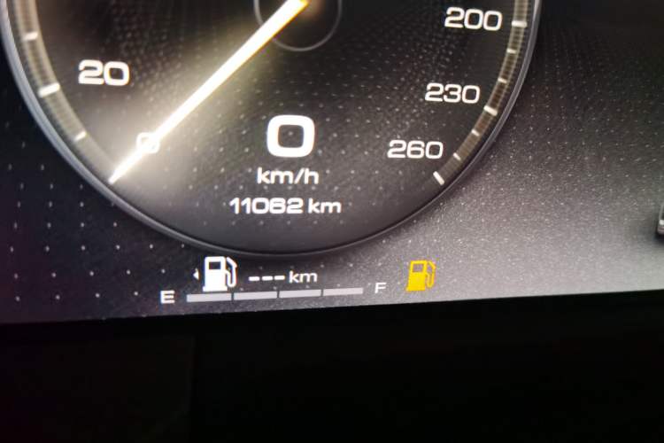 Used Tank 500 New Energy 2024 Hi4-T Odometer Close Up