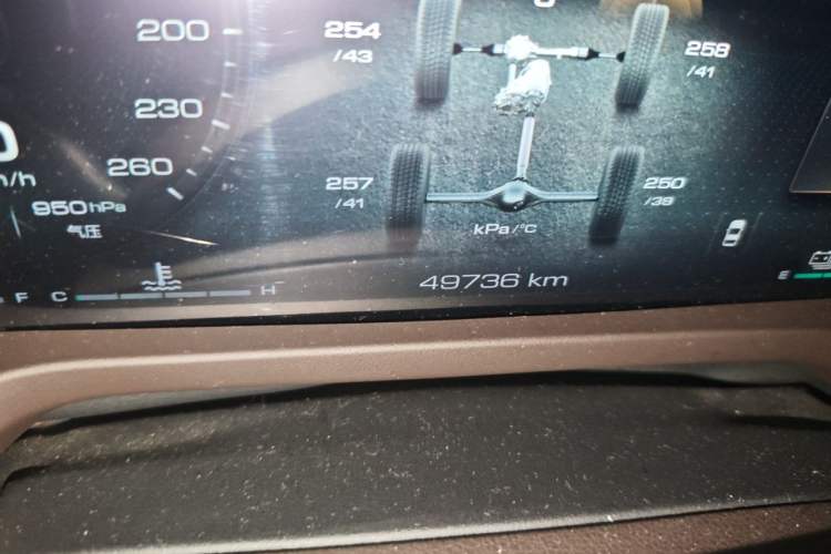 Used Tank 500 New Energy 2024 Hi4-T Odometer Close Up