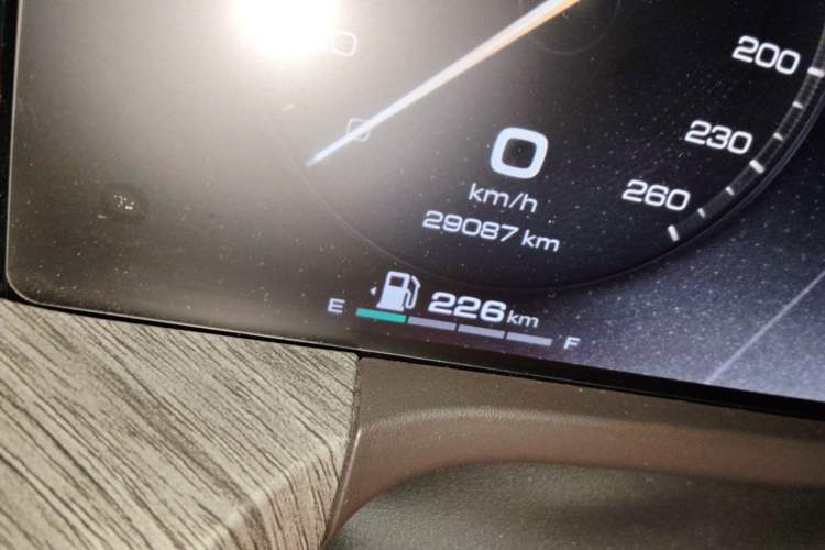 Used Tank 500 New Energy 2024 Hi4-T Odometer Close Up