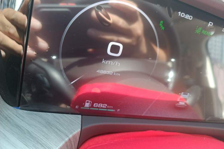 Used Tank 500 New Energy 2024 Hi4-T Odometer Close Up