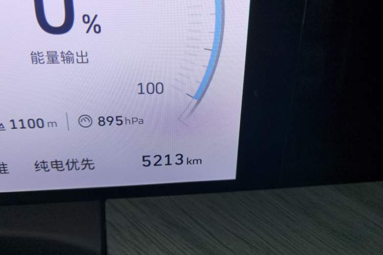 Used Tank 500 New Energy 2025 Hi4-Z Odometer Close Up
