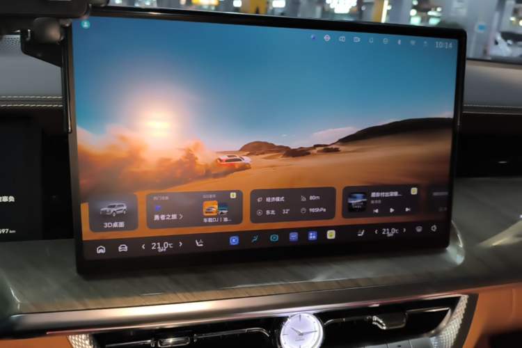 Used Tank 500 New Energy 2026 Model—Hi4-T Smart Enjoyment Version Audio And AC Panel