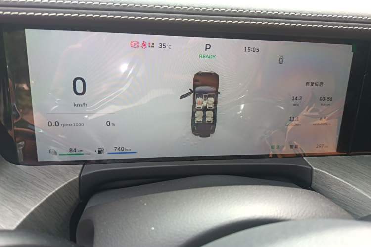 Used Tank 500 New Energy 2026 Model—Hi4-T Smart Enjoyment Version Instrument Cluster
