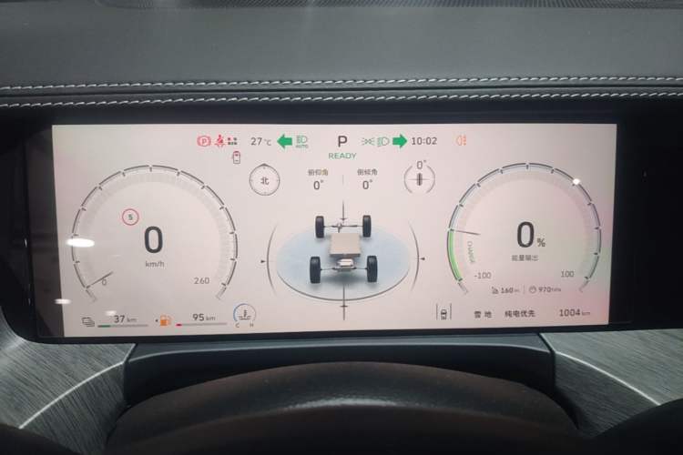 Used Tank 500 New Energy 2026 Model—Hi4-Z Smart Enjoyment Version Instrument Cluster