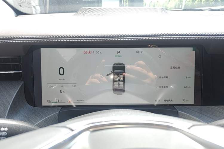 Used Tank 500 New Energy 2026 Model—Hi4-Z Smart Enjoyment Version Instrument Cluster