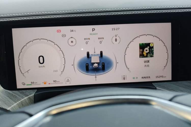Used Tank 500 New Energy 2026 Model—Hi4-Z Smart Enjoyment Version Instrument Cluster