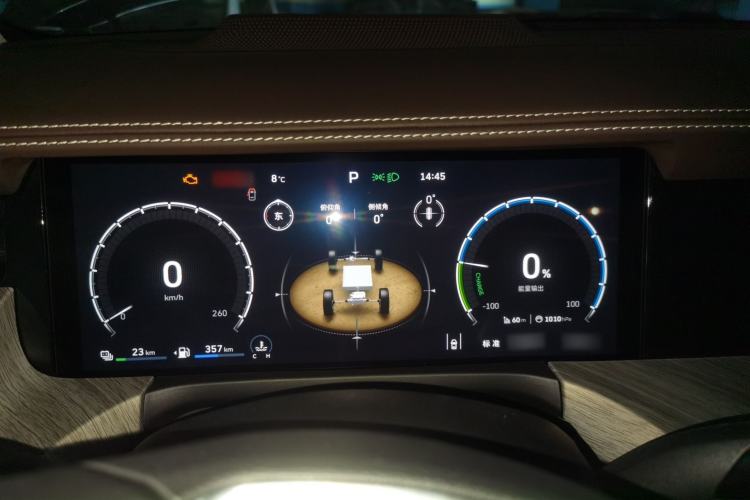 Used Tank 500 New Energy 2026 Model—Hi4-Z Smart Enjoyment Version Instrument Cluster