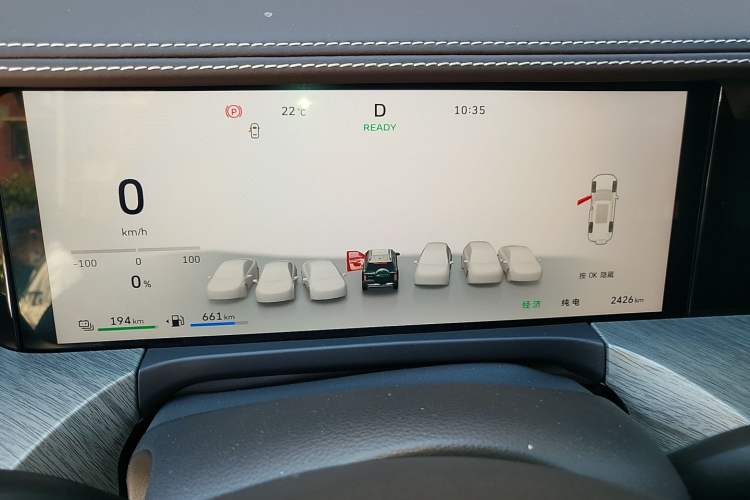 Used Tank 500 New Energy 2026 Model—Hi4-Z Smart Enjoyment Version Odometer Close Up
