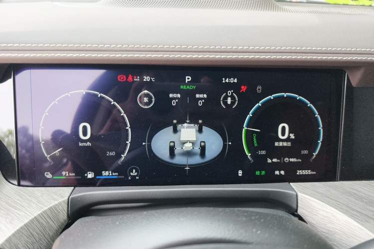 Used Tank 500 New Energy 2026 Model—Hi4-Z Smart Enjoyment Version Instrument Cluster