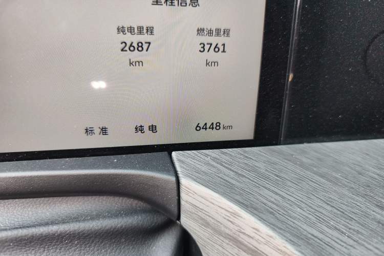 Used Tank 500 New Energy 2026 Model—Hi4-T Smart Enjoyment Version Odometer Close Up