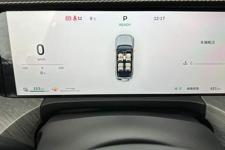 Used Tank 500 New Energy 2026 Model—Hi4-Z Smart Enjoyment Version Odometer Close Up